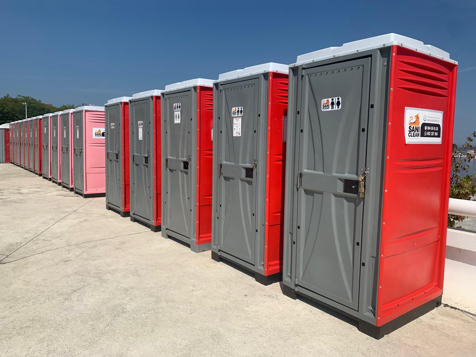 Baños portátiles para eventos y obras en Gijón, Oviedo y alrededores